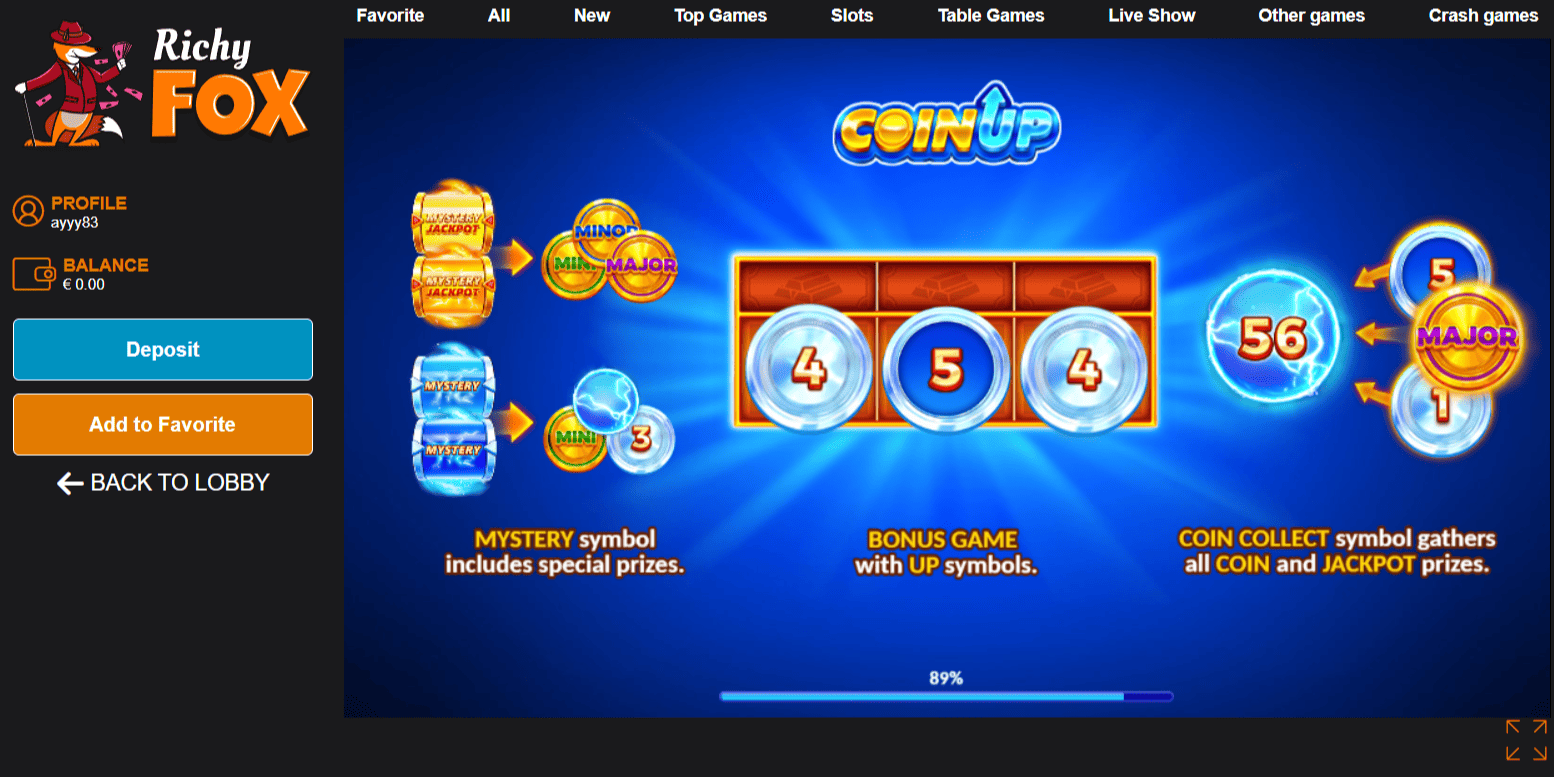 Richy Fox Casino TOP Slots