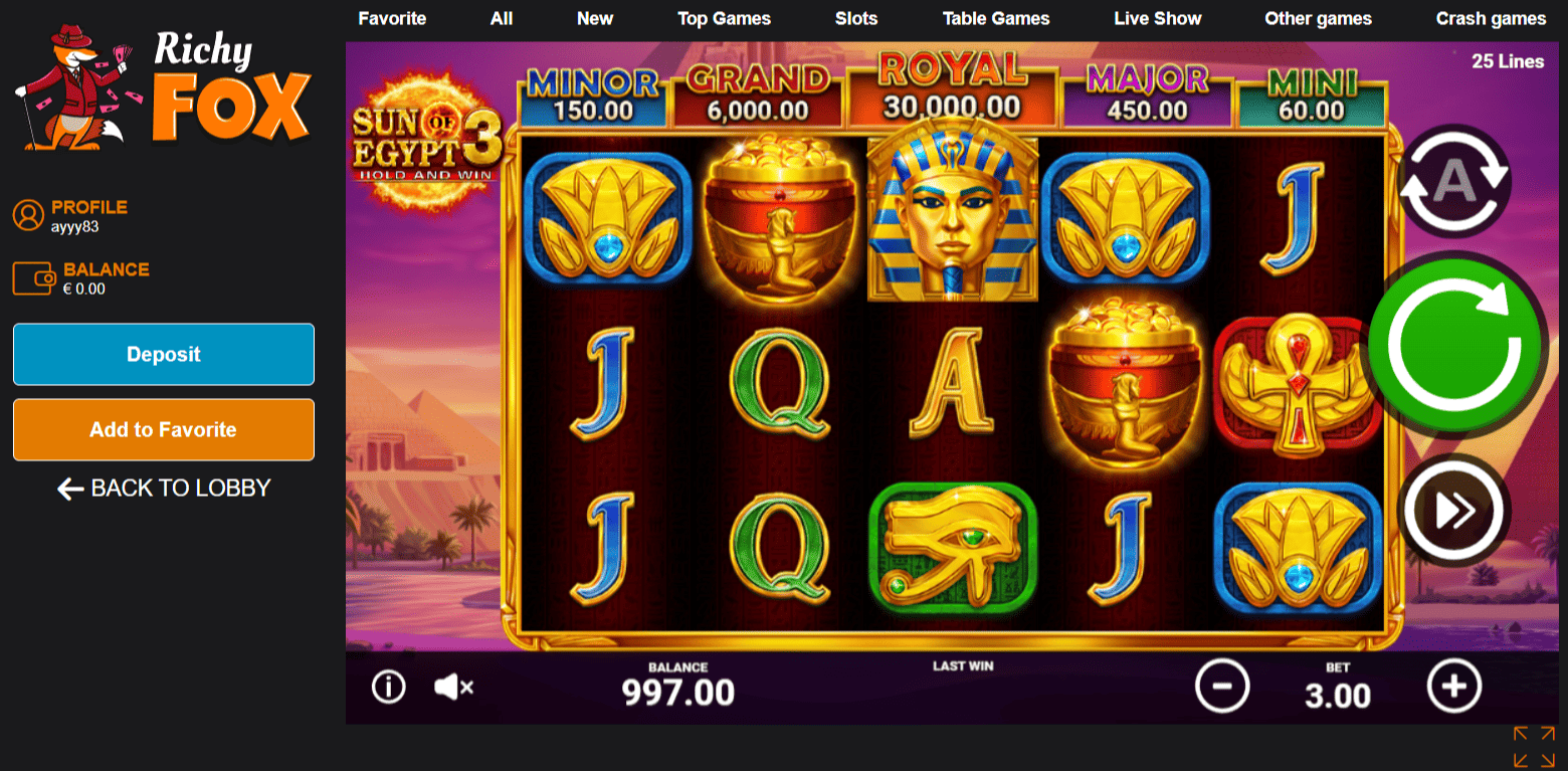 Richy Fox Casino TOP Slots
