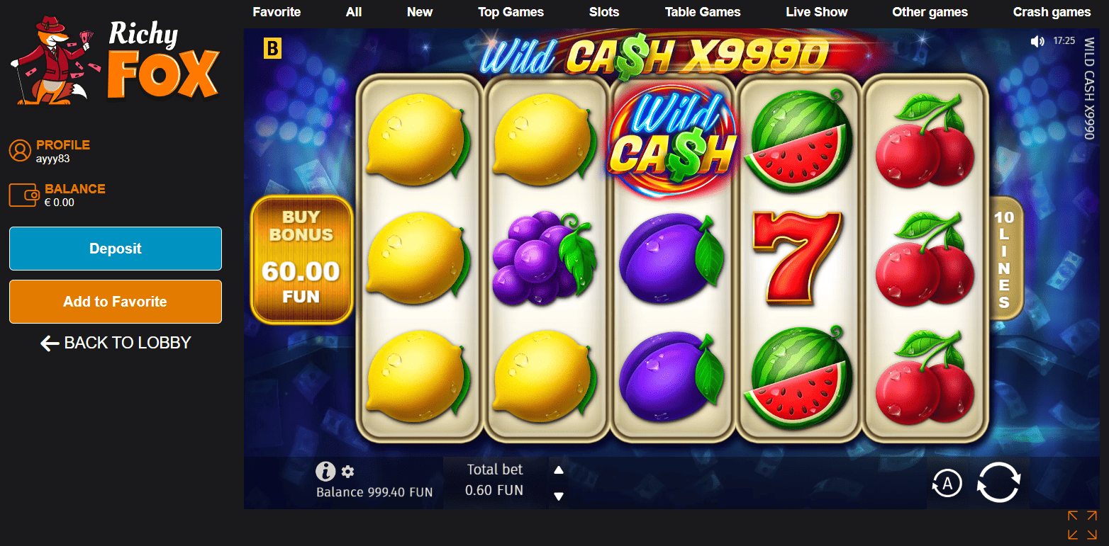 Richy Fox Casino TOP Slots